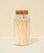Cream Tip Wooden Matches With Jar, 4 Inches